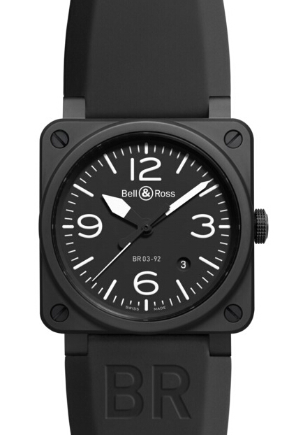 Bell & Ross Aviation BR 03-92 Black Matt Black Ceramic replica watch